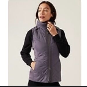 Athleta Dust Violet Rock Ridge Primaloft Vest - Size Medium